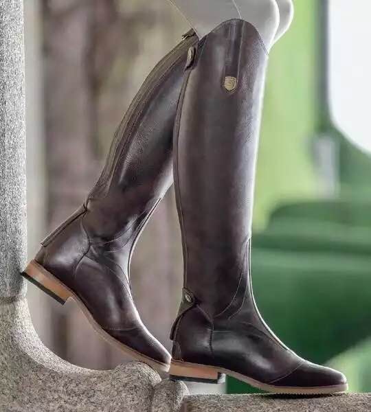 Custom Low-Heel Knee-High Boots for Women