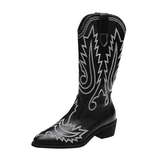 Retro Cowboy Style Fashion Boots for Women