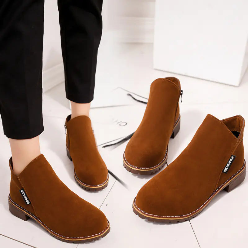 2017 Korean Style Plush Martin Boots for Women