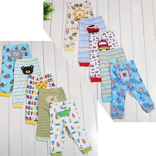5-Pack Cartoon Print Leggings for Kids