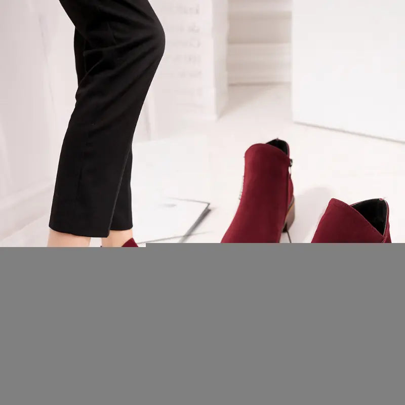 2017 Korean Style Plush Martin Boots for Women