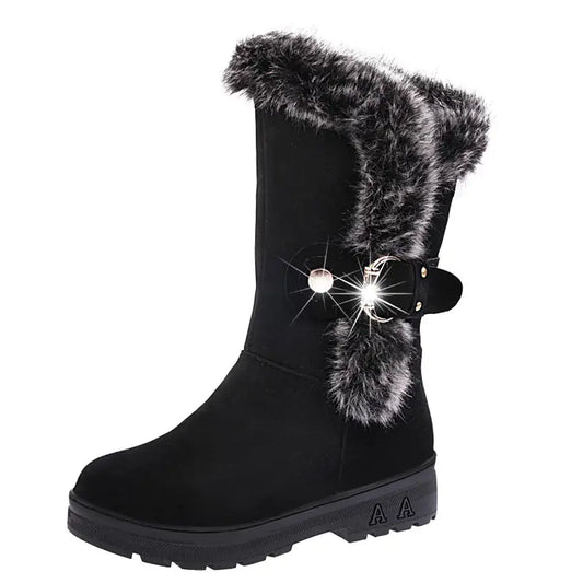New Autumn Winter Plush Snow Boots for Women