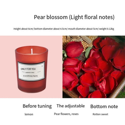 Romantic Floral Aromatherapy Smokeless Candle