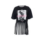 ODB Graphic Print Tassel Tee