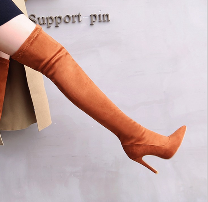Slimming Over-the-Knee Stiletto Boots for Women