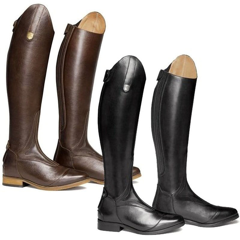 Custom Low-Heel Knee-High Boots for Women