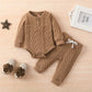 2Pcs Suit Toddler Long Sleeve Romper