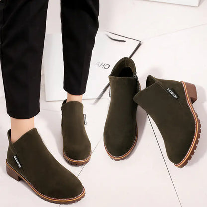 2017 Korean Style Plush Martin Boots for Women