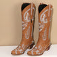 Annie Women's Western Cowboy Boots with Embroidery (One Pair)