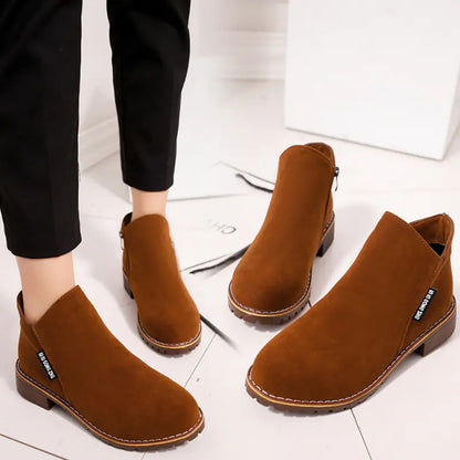 2017 Korean Style Plush Martin Boots for Women