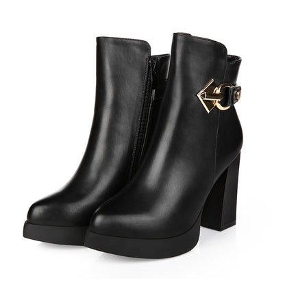 New Versatile Fleece-Lined Martin Boots for Women