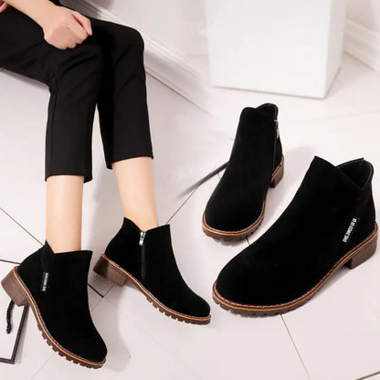 2017 Korean Style Plush Martin Boots for Women