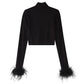 Basic Black Turtleneck-Shirts for Women