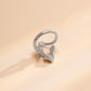 Simple Style Lines Geometric Ring