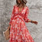 Fashion Long Sleeve Midi Dress