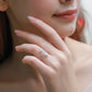 Silver Double Butterfly Rings