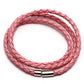Colorful Fashion PU Braided Leather Bracelet