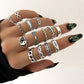 Retro Boho Rings Set