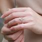 Silver Double Butterfly Rings